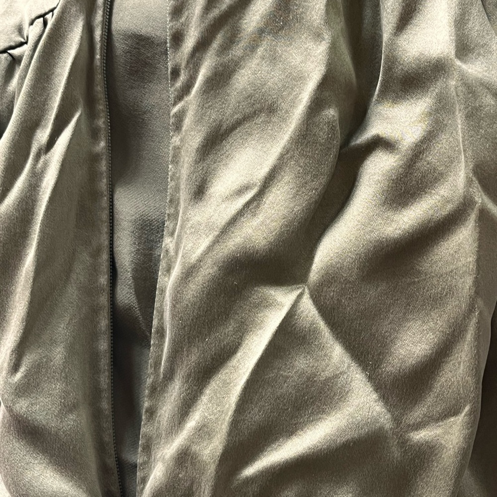 Free people Y2k baby doll slip dress silk midi olive green size 2 NWT - Picture 11 of 16